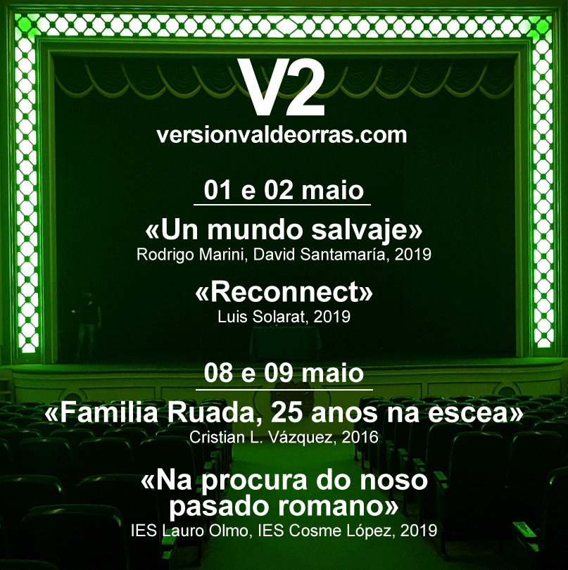 VValdeorras's tweet photo. Como o confinamento segue, nós tamén! Esta fin de semana dúas pelis feitas por realizadores valdeorreses que traballan fóra, e o próximo, máis audiovisual feito na casa. 

Non despistarse que sei que xa non recordades en que día vivimos (nós tampouco) 📅👇 https://t.co/M5ZKoyQWkf