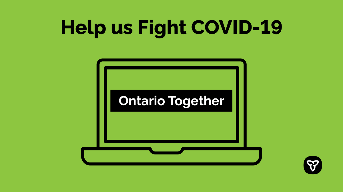 ONThealth's tweet photo. Protect our frontline workers by donating unused #PPE and staying at home. Every donation counts in our fight against #COVID19ON. Visit https://t.co/c2ttECQZrv. #StrongerTogether #OntarioSpirit https://t.co/kUWu5PwUow