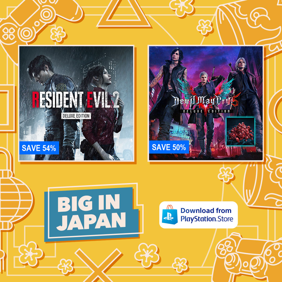 Save big on various Capcom games with the PlayStation Store's Big in Japan sale, including Resident Evil 2, Devil May Cry 5, Monster Hunter, Mega Man, Street Fighter and more!
🌿 https://t.co/o4t2QbWRid
🍕 https://t.co/A8Pui8rtkA https://t.co/0m4CH2pZFF