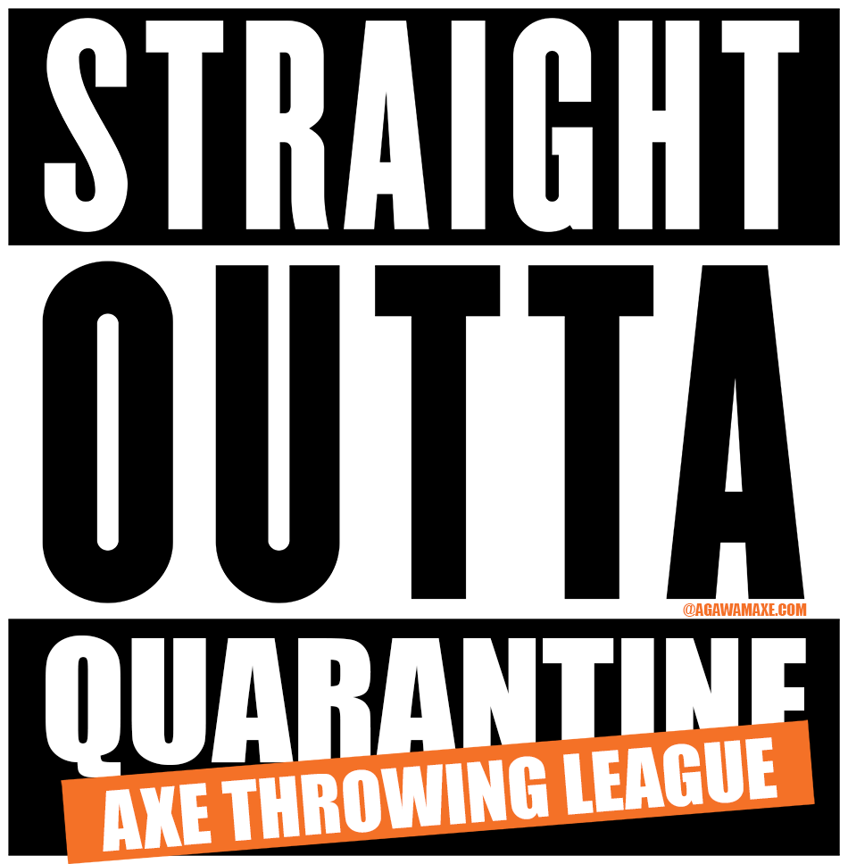 We're running leagues (safely) just as soon as we can! Visit our website #straightouttaquarantine #agawamaxe #agawam #westernmass