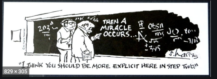 JKastellec's tweet photo. Given the effective (as opposed to theoretical) capacity of the U.S. government, every plan I have seen for re-opening successfully has the feel of this classic cartoon, but with less math on either side.

https://t.co/I1KqcxhJl8 https://t.co/MXTZ8ItNsm