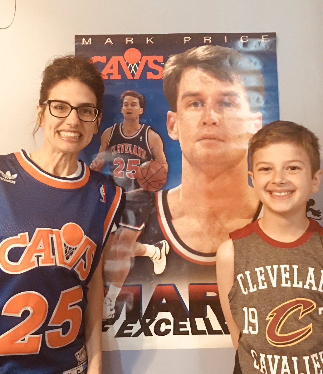 wz4naro's tweet photo. After going through my childhood things, my son asked me why I had posters of a Cavs player.  After educating him on the late 80’s, early 90’s Cavs team, he asked me if I could hang the posters in his room.  @Mark25Price looks like you have a new fan! https://t.co/cr5Vrs0Wwt