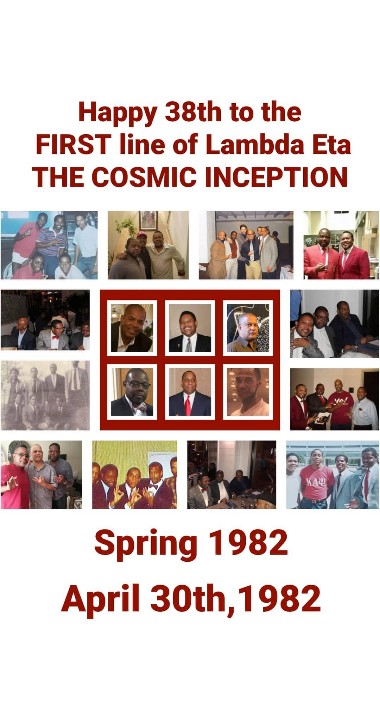 lambdaetakapsi's tweet image. Happy 38th to the 1st Line of Lambda Eta
THE COSMIC INCEPTION
APRIL 30TH 
SPRING 1982
💎