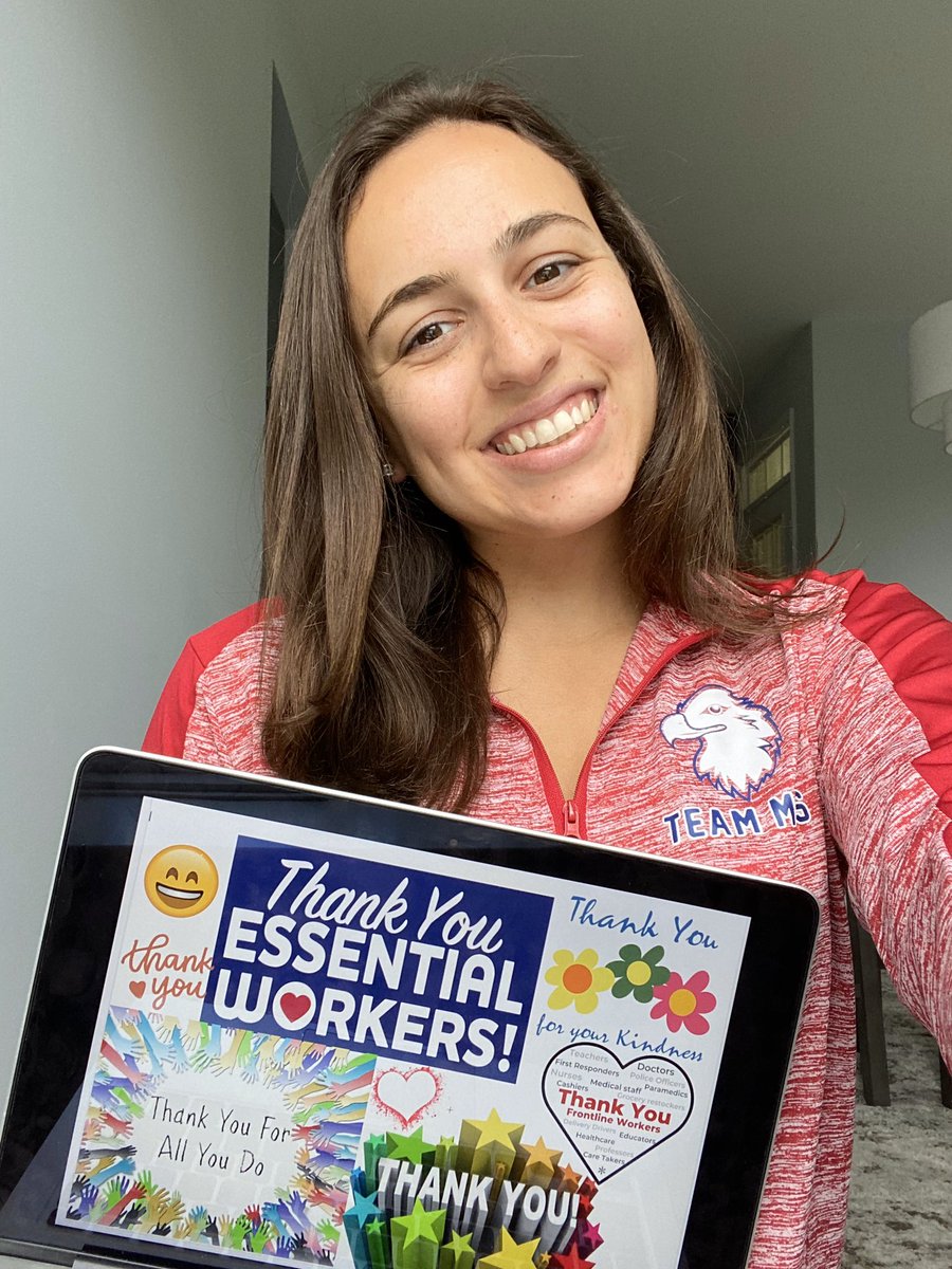 CichowskiMiss's tweet photo. Thank you essential workers for all that you are doing! And thank you @WWP_Schools for the amazing support and love during an unpredictable time. ❤️🙏🥰 https://t.co/gAJsMo6Yzy