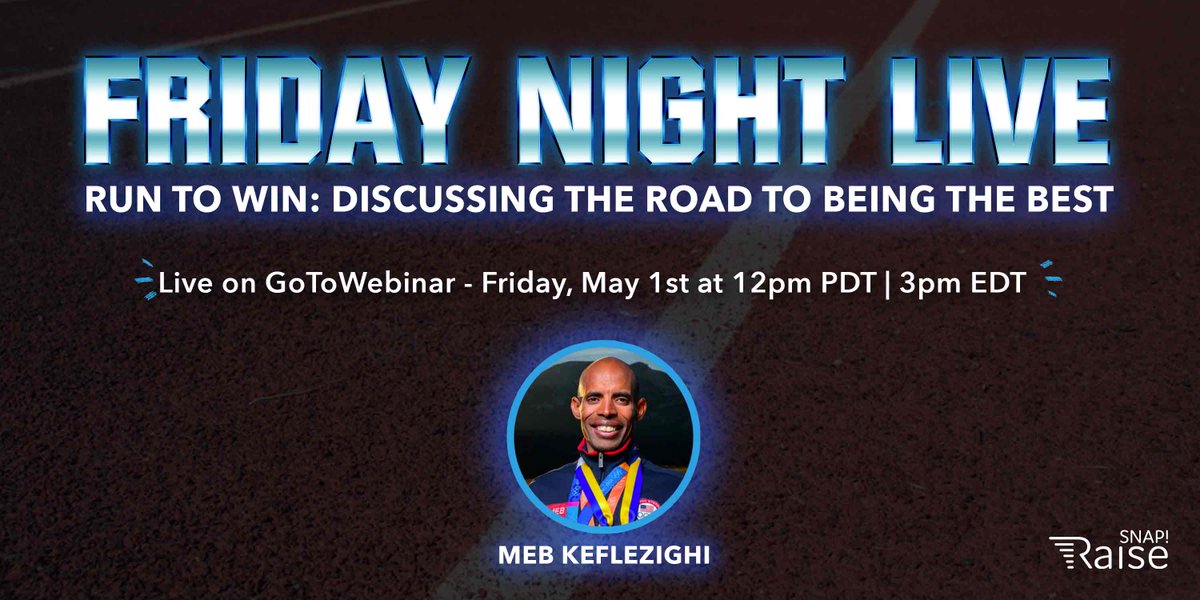 onsnapmobile's tweet photo. It's a double header! We're chatting with
@_jessicamendoza
and
@runmeb
tomorrow and you don't want to miss either.
Register for Jessica's webinar: https://t.co/j2x2GXu9o2
Register for Meb's conversation: https://t.co/JUijIkS8dj
#ESPN #runmeb #Softball #baseball #running https://t.co/QwlndZtfAE