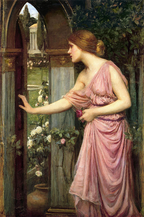 ClassicalMyths's tweet photo. "Behind these [trees] stands a grove of laurels which blend their shade...The walks are filled with plenty of roses, and correct, by a very pleasant contrast, the coolness of the shade with the warmth of the sun."
-Pliny the Younger

"Psyche Entering Cupid's Garden"-JW Waterhouse https://t.co/81MkIclem0