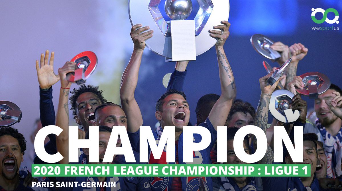 WeSportUs's tweet photo. The 2019-20 season is officially over. #PSG is now French Ligue 1 champions, ahead of #Marseille, Rennes and Lille.
 #ligue1 #mbappe #neymar 

For more Football news go to wesportus.
👉https://t.co/DwFPd2C7T4 https://t.co/jKKq4t28py