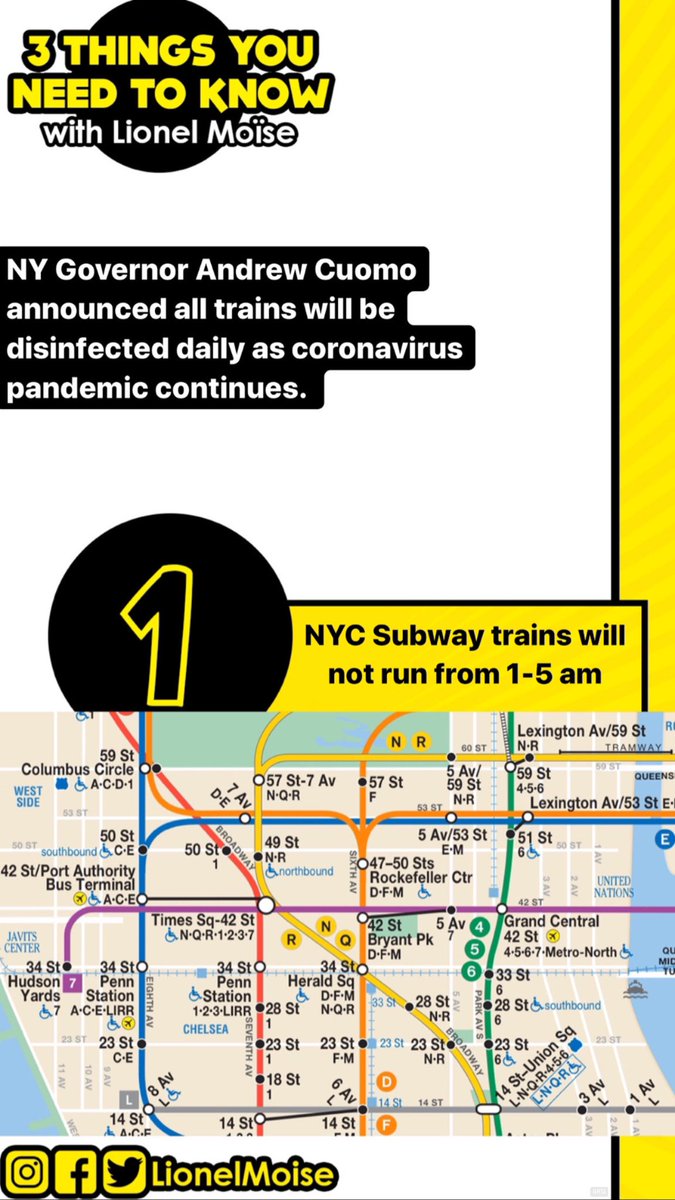 LionelMoise's tweet photo. Here’s #3ThingsYouNeedtoKnow today: #MTA #LA #Babyface #COVID19 https://t.co/AFfq2Ybi7L
