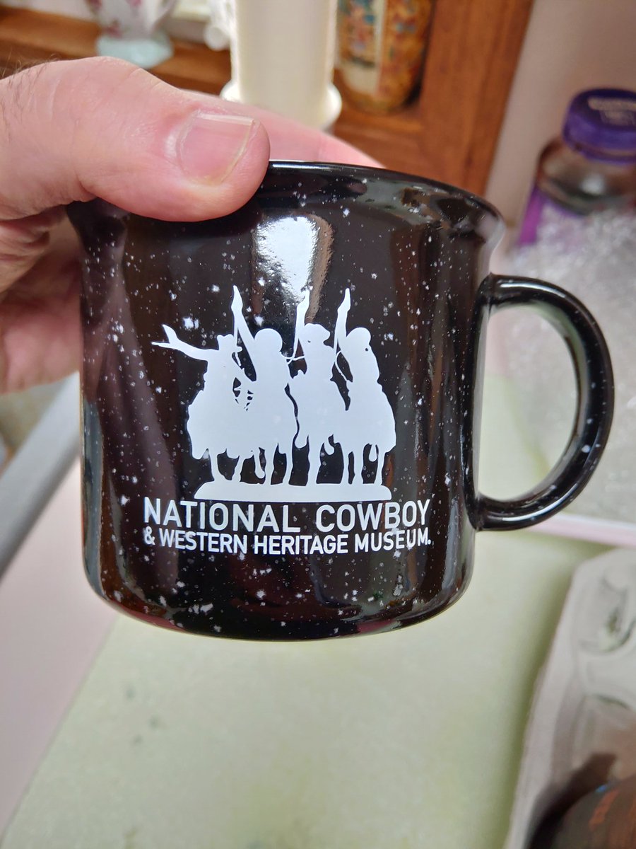 My new favorite coffee cup #HashtagTheCowboy
