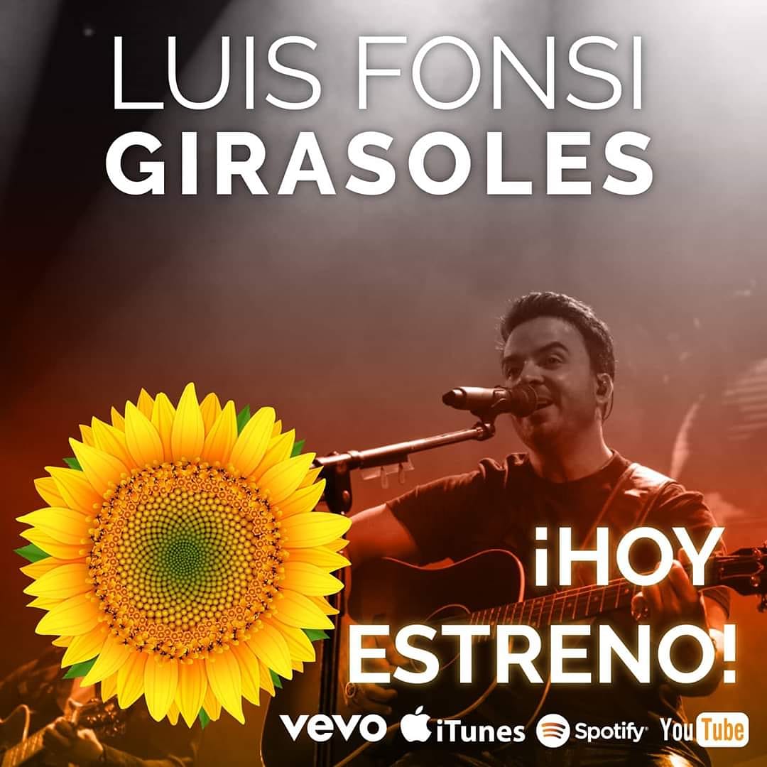 ¡HOY! Gran estreno de 🌻 #Girasoles 🌻 lo nuevo de #LuisFonsi 💗 pronto disponible en todas las plataformas digitales y tiendas 🙋‍♀️ 

.. Te esperaré, te esperaré..
<a href="/Fonsisangels/">Fonsi's Angels Arg</a>  👼