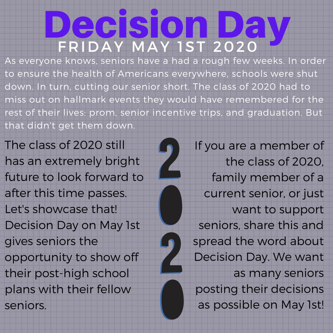 Tomorrow is the DAY‼️‼️ #DecisionDay <a href="/LetoHighSchool/">Leto High School</a> @
