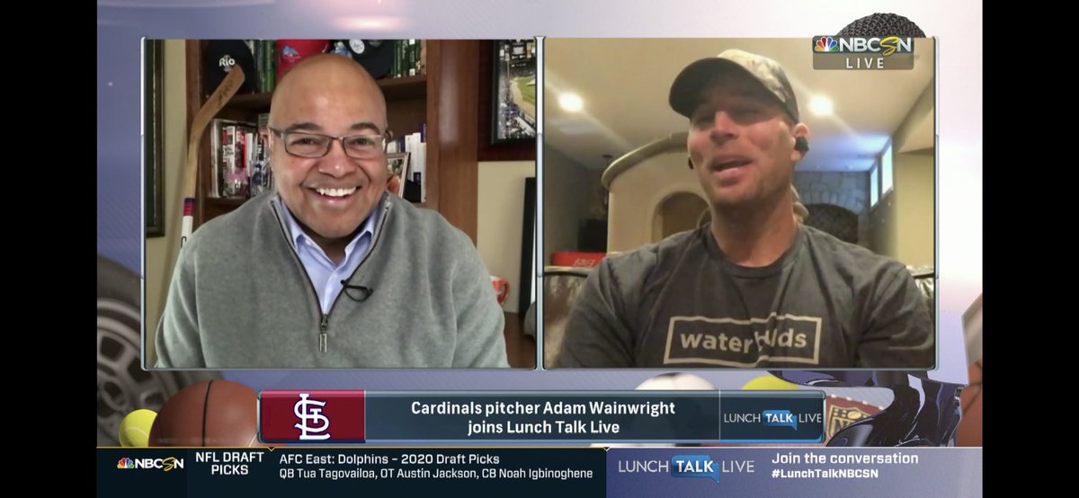 BigLeagueImpact's tweet photo. Waino is live with @miketirico on @NBCSN now!

#LunchTalkNBCSN https://t.co/QN3TiGwmaM