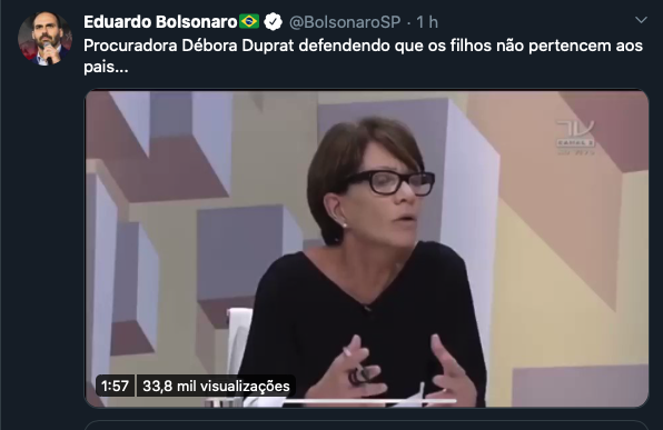 fernandocasssio's tweet photo. Segundo a lógica patética de Dudu Bolsonaro, ele próprio deve pertencer ao senhor seu pai. Ninguém merece pertencer a #Coronaro. #TeamDuprat https://t.co/6EQ6rF4n74