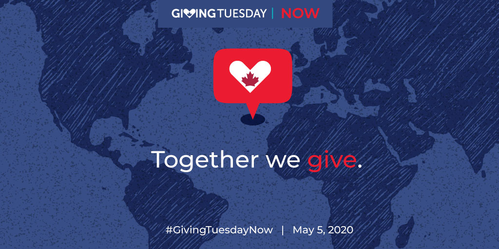 #GivingTuesdayNow (May 5, 2020) is an opportunity for people, in Canada, and around the world to stand together in unity-to use their individual power of generosity to remain connected and heal. @givingtuesdaycanada @GivingTuesdayCa #thankyouforallyoudo #togetherwegive #Together