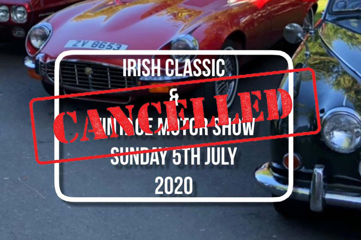 brendanmccoy's tweet image. All large Irish events cancelled this Summer #Covid19Ireland #IrishEvents  RT @IrishJagClub: We regret that the 2020 Irish Classic &amp;amp; Vintage Motor Show @TerenureCollege has been cancelled. Details on irishjagclub.ie/news  #TerenureCarShow #TerenureShow