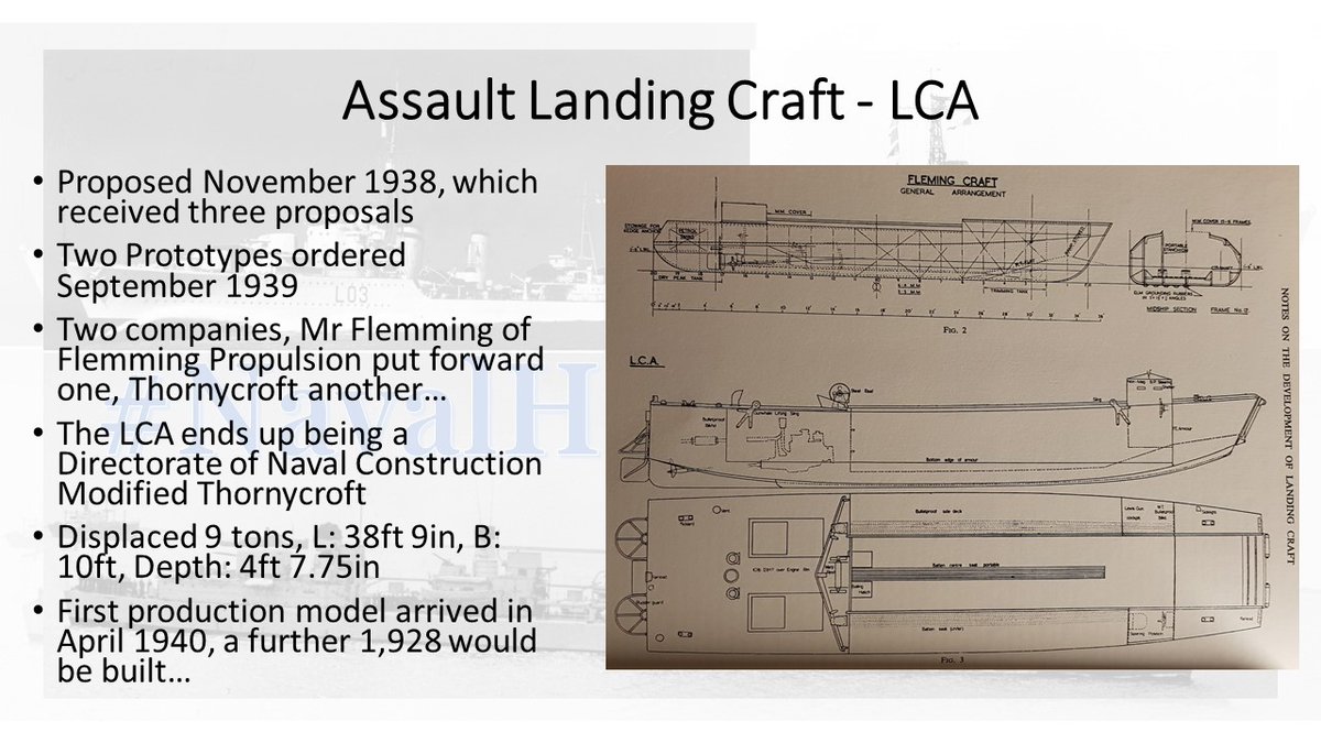 AC_NavalHistory's tweet photo. Today's #NavalHistoryLive is "A Question of Getting there; Landing Craft & Amphibious Warfare" at 18:00hrs BST - #SlideNotes 3! #History #Fun https://t.co/kOknXRKndk https://t.co/RgOm2PIdSH