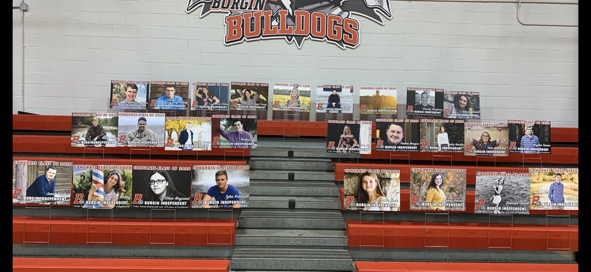 BurginSupt's tweet photo. Congrats Burgin Class of 2020! Yard signs will be delivered to your home today. Looking forward to seeing each of you today and next week when you individually come in for graduation pictures, videos, etc. #TheBurginWay https://t.co/uCIihH0ws8