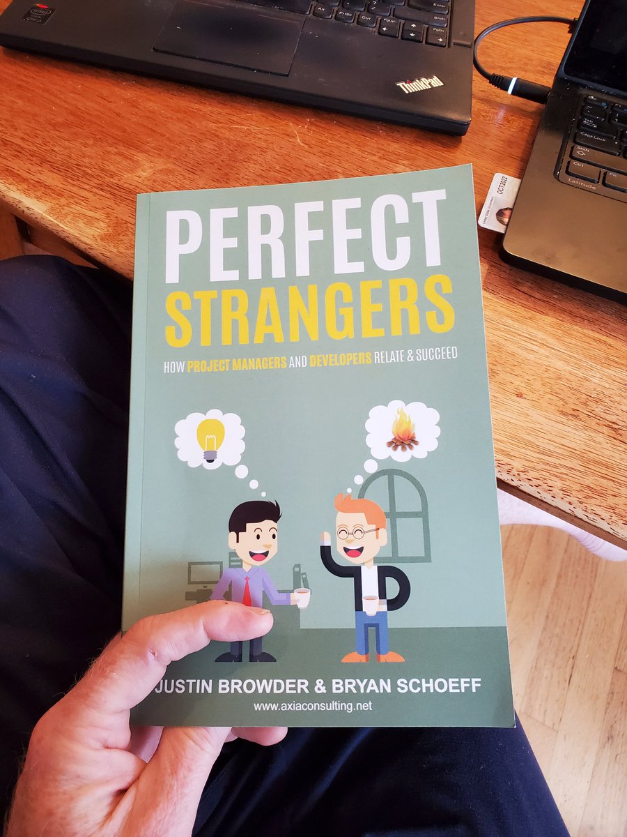 dgpoh's tweet photo. Re-reading this fantastic book by @justin_browder and @bryanschoeff from @AXIAnet. Eternally relevant, informative and witty. #AXIA #projectmanagement #agile #collaboration https://t.co/qiLsJsyZ2l