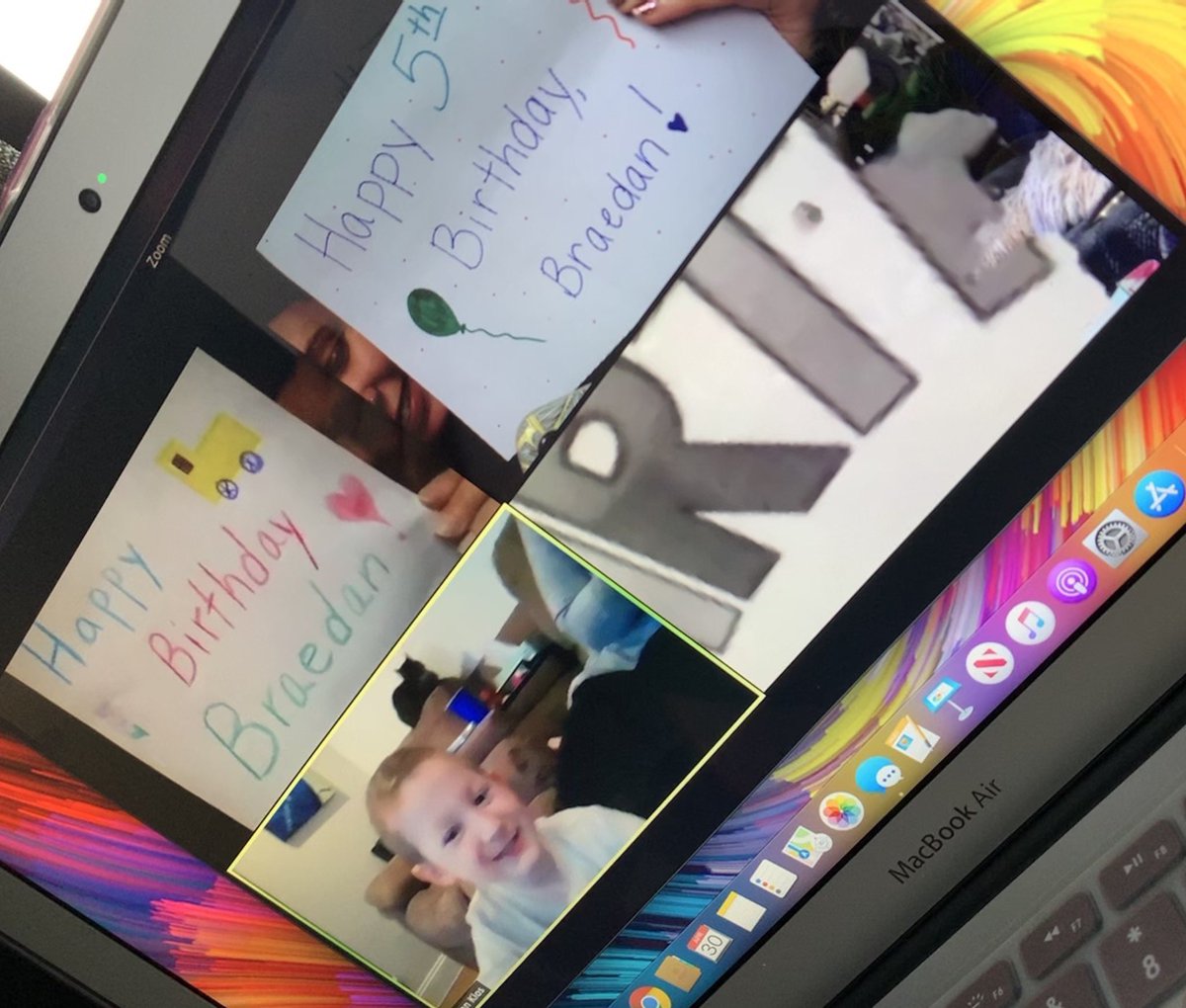 MMikaliunas's tweet photo. Birthday zoom!! 🥳🎂🎉💙 https://t.co/jUnyRUbhlH