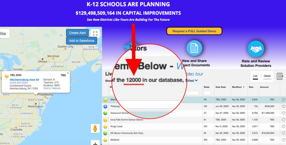 SchoolBondNtwrk's tweet image. Today we hit 12,000 #K12 #SchoolBonds being tracked in the @SchoolBondNtwrk database! How is your District navigating the bond process? Collaborate with your peers on this first of its kind platform! Request a demo today schoolbondnetwork.com! #EdFin #EdTech #Education