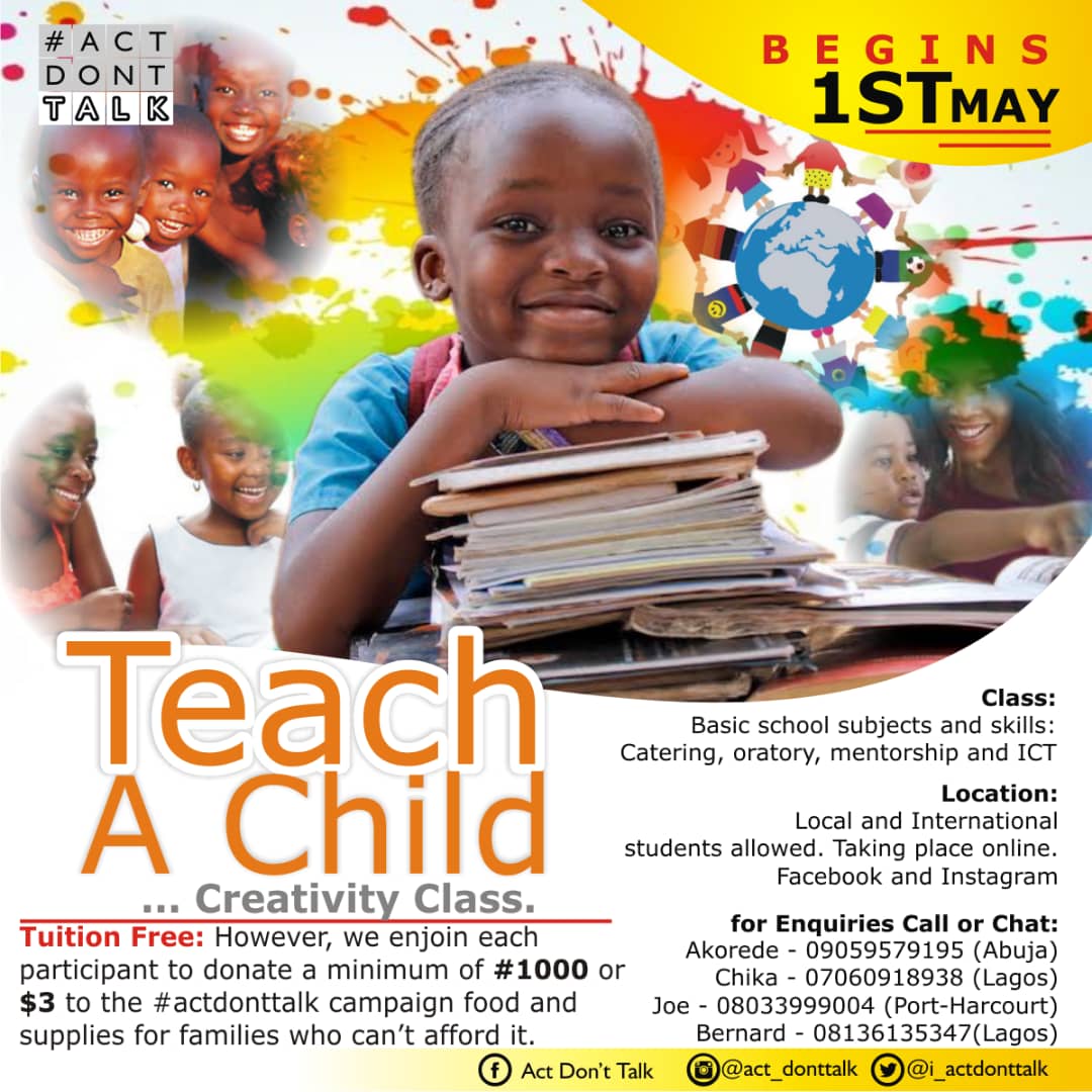 EstherLeochrist's tweet image. Join this initiative and make a difference...#TeachAChild