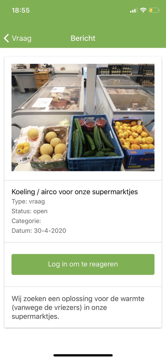 Hulpvraag: wie kan helpen dat deze broodnodige supermarkt het voedsel koel kan houden? #airco #vriezer #coronacrisis #reparerenofietsanders doetinchemseuitdaging.nl/vraag-en-aanbo…
