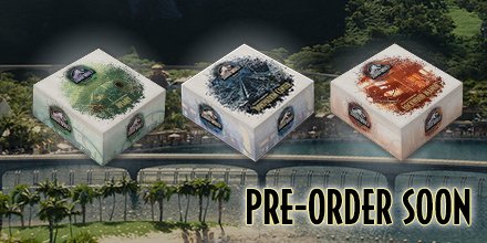ExodGames's tweet photo. Here is a preview of the collector scenery boxes for  Jurassic World, Miniature Game

Jurassic World © UCS LLC and Amblin

—
Voici un aperçu des boîtes collector pour les décors exclusifs de Jurassic World,Miniature Game.

Jurassic World © UCS LLC and Amblin https://t.co/oslcR4ceOS