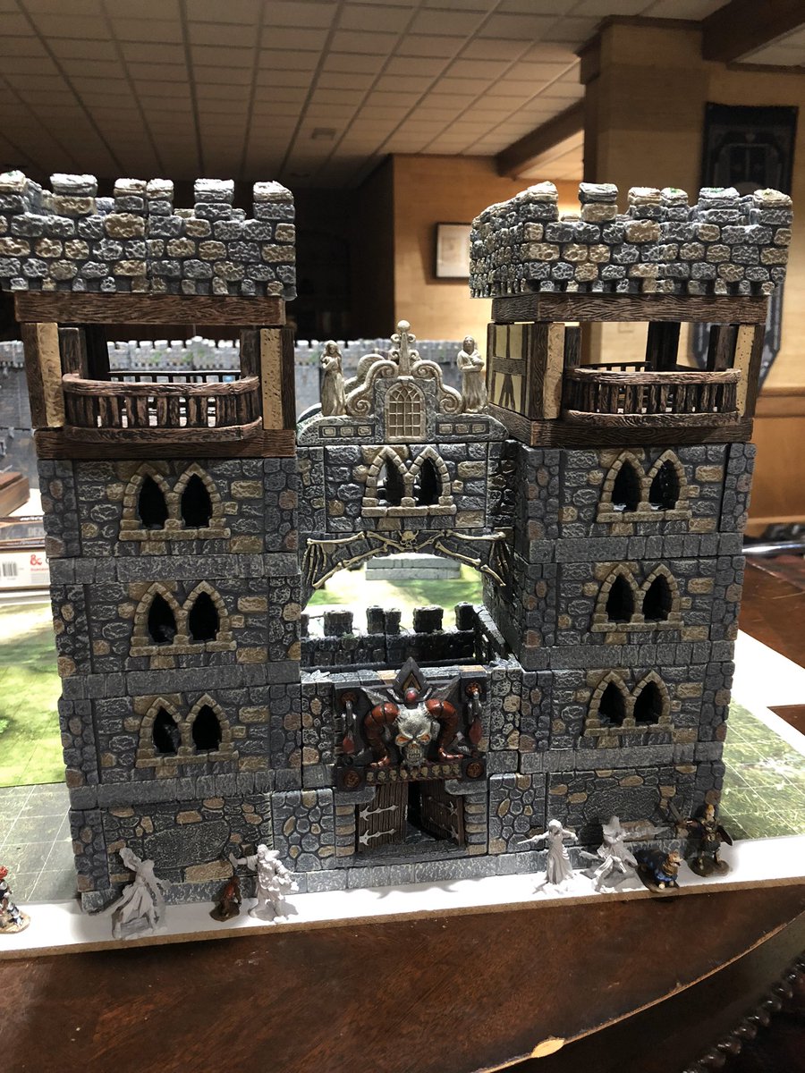 SvenZook's tweet photo. Here are my boys and I building a castle estate! They love playing with their Dad’s toys (and they’ve been nigh indestructible thus far). Can’t wait to run them through future adventures!!! @dwarvenforge #WinDF
#dnd @Evanmcbphd @Zookamania https://t.co/p9iaWafyEr