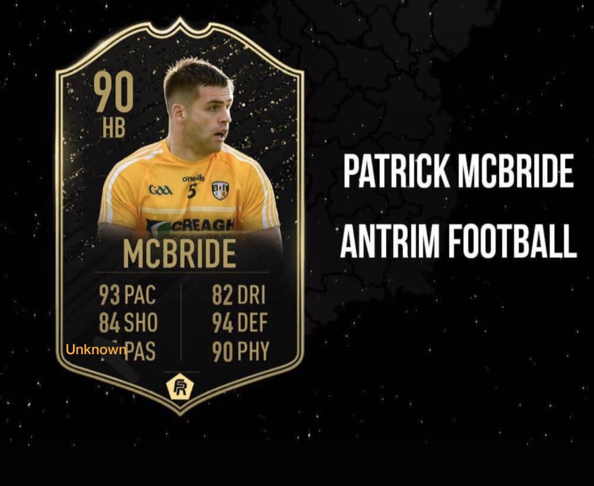 You’d have to pass the ball to get a rating......#gloryglory <a href="/m6fitz/">Matthew Fitzpatrick</a> <a href="/PMcA10/">Paddy McAleer</a> <a href="/AontroimGAA/">Antrim GAA</a>