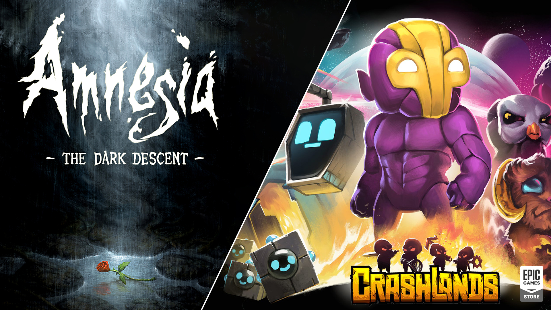 Epic Games Store on X: 💀 FREE THIS WEEK 💀 A little bit of sass and a  little bit of spookiness. Crashlands and Amnesia: The Dark Descent are both  yours to keep