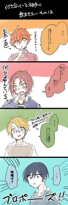 『付き合っている相手に飲ませたいもの』 