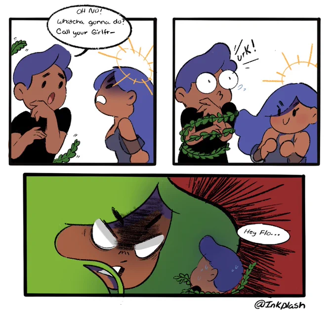 Don't mess with Celeste ?
#comicstrip #procreateart #myocs 