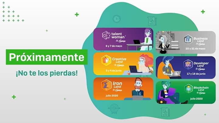 GuadalajaraCSW's tweet photo. Luego del gran éxito de Talent Land @ Home la semana pasada (con más de 170,000 usuarios únicos participando en Jalisco) ya se vienen 6 eventos más online. Agéndalos desde hoy. #TalentLand #TalentAtHome https://t.co/QCo3luWTAN https://t.co/6jsK6ktLDL