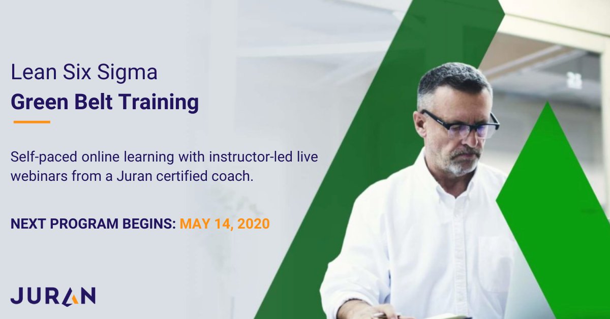 Understanding and solving deep-rooted problems within your company has never been more important. Now is the time to take your Lean Six Sigma knowledge to the next level. 

Secure your place on our upcoming Green Belt program today - ow.ly/LJUs50zt1v7