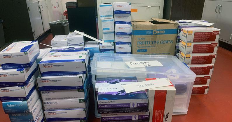 To combat the national shortage of personal protective equipment (PPE), <a href="/PCOMeducation/">PCOM</a> is donating supplies of surgical gowns, latex and nitrile gloves, and N95 respirator masks to healthcare workers in the Philadelphia area. #GetNerdyPHL