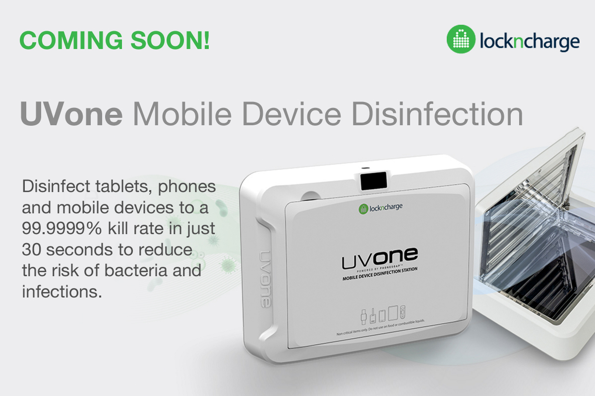 Camcor is excited to announce LocknCharge's UVone! Contact your local Camcor representative for more information. Units shipping late summer 2020.
