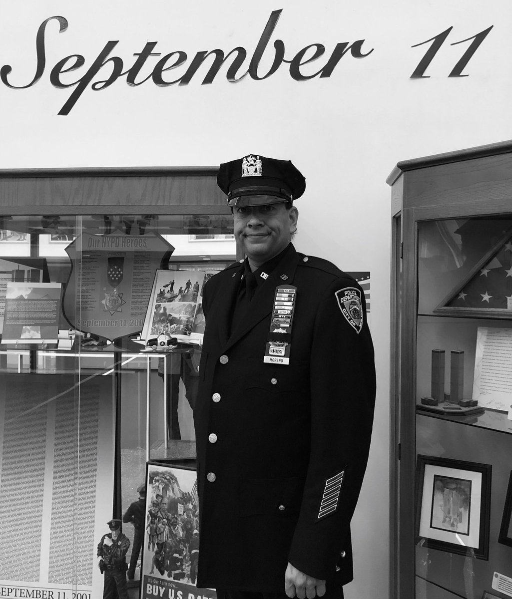 Congratulations to Detective George Moreno on his promotion to detective, second grade. He has dedicated nearly 30 years of hard work to the #NYPD and is currently out battling 9/11-related cancer. #greatestDetectivesintheworld