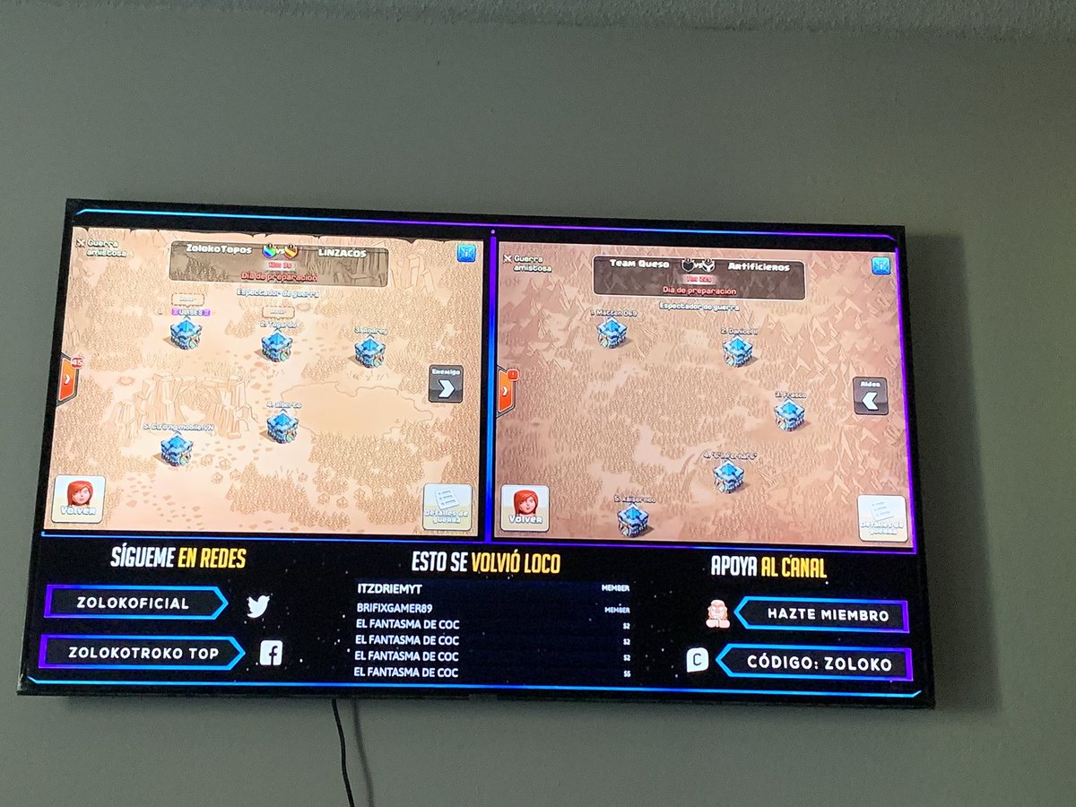 Stay home. Disfrutando el mejor caster de Coc en habla Hispana <a href="/ZolokOficial/">Código: ZOLOKO</a>