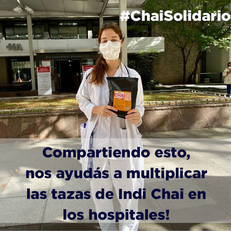 indi_chai's tweet photo. Hola, como andas?
Soy Diego de los té Indi Chai y quiero ayudarlos desde donde estamos. Entendemos la situación y esfuerzo por la que están pasando los médicos y el personal de salud🏩, y nos gustaría colaborar con un té que producimos,
#ChaiSolidario
@Anonmehicieron https://t.co/xlmPGbtSPL