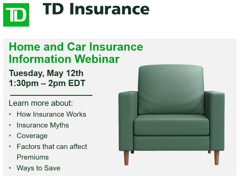 creditinstitute's tweet photo. What you need to know about #Homeinsurance & #AutoInsurance? Want to learn more about what factors can affect your premium/ ways you could save? Join the #sponsoredwebinar with #affinityprogram #partner #TDInsurance on May 12th at 1pm.
RSVP here https://t.co/gH2RaKkAkb https://t.co/OqRoUeWtCR