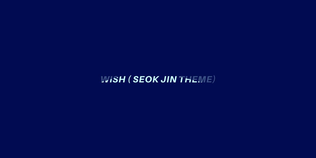 JinChartData's tweet photo. Last song: Wish ( Seok Jin Theme)

#TonightParty @BTS_twt https://t.co/IpQ0Y57Nuk