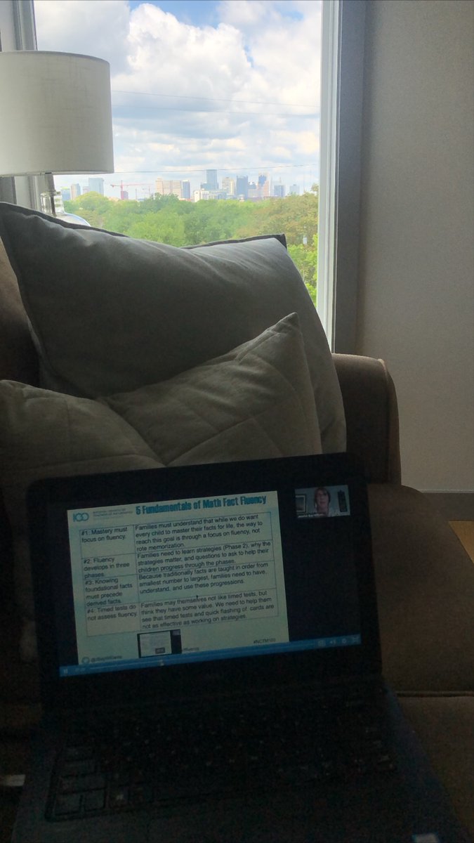 sambueter's tweet photo. Catching up on the @NCTM fluency webinar this morning from Nashville, Tn! Love the games they provided. I look forward to implementing them! #distancelearning #math @shayne_stars https://t.co/tViIkpAU8k
