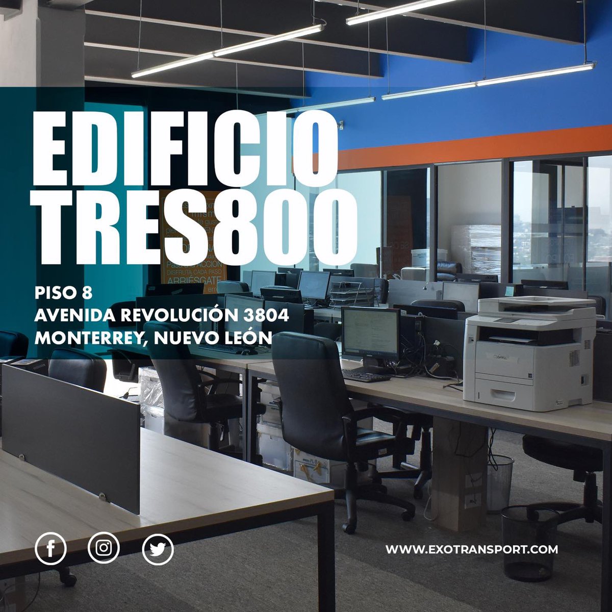 exotransportMX's tweet photo. Mientras #ExoTeam guarda su sana distancia trabajando en Home Office garantizando el mejor servicio, EXO Transport ya está listo para la nueva etapa que vamos a vivir en el mundo , cuando la actividad sea desde NUESTRA NUEVA CASA . https://t.co/7n5nGb5YeU