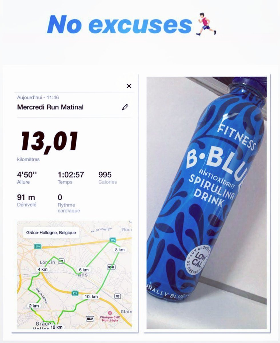 bbluedrink's tweet photo. No excuses. Go and run with B•BLUE! @bbluedrink  #StayAtHome #staysafe #COVID2019 #coronavirus #CoronavirusFrance #1Mai https://t.co/0OUTJxKiEj