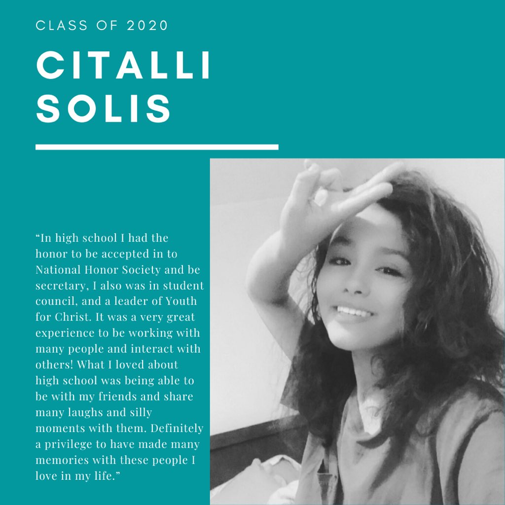 nwechs_stuco's tweet photo. Thank you Citalli for all of your hard work! We know that you will continue to work hard to reach your goals, good luck! #seniorspotlight #classof2020 #nwechs #canutilloisd https://t.co/inDyTIh6z7