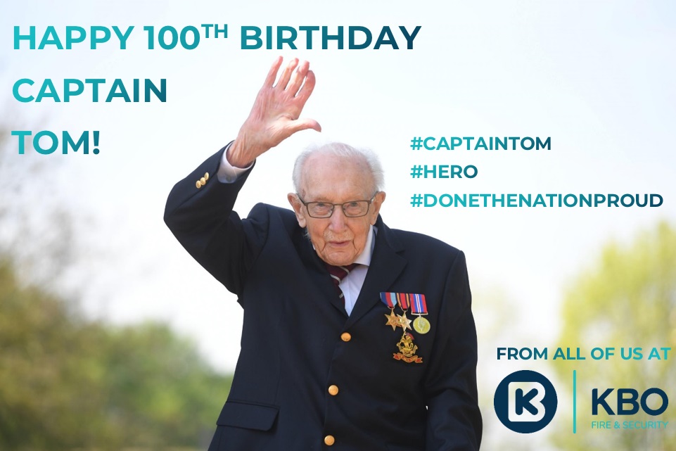 Happy 100th Birthday #CaptainTomMoore What an incredible milestone and human being! We also wanted to say a massive thank you for raising over £30 Million for the NHS! #YoureOurHero #CaptainTom #Hero #DoneTheNationProud #NHS #Support #covid19
