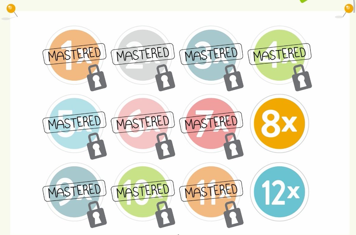 AccountantFun's tweet image. Not yet 7 years old and already mastered almost all her tables (8 and 12 not far off!) - #DoodleMathsChallenge has worked wonders, thank you @DoodleMaths 👍😍