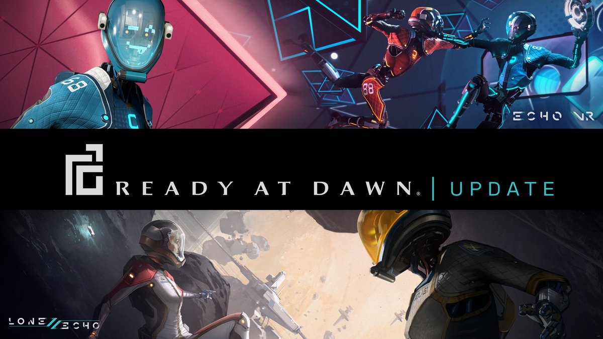 .<a href="/RAD_Studios/">Ready At Dawn</a> has decided to make its upcoming Open Beta for Echo VR on Oculus Quest available to everyone until the official launch later this year. Starting Tuesday, May 5th, collaborate with everyone at RAD in continuing to build Echo VR on Quest! // ocul.us/ReadyAtDawnUpd…