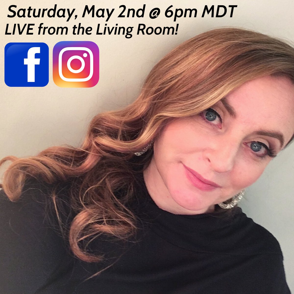 Derina will be going “LIVE from the Living Room” this Saturday, May 2nd at 6pm MDT! So grab your favourite beverage &amp; tune in on Facebook or Instagram for a few songs &amp; a chat! #livefromthelivingroom