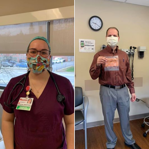 ToughMudder's tweet photo. "As part of my Assist 100....went to the doctors office and handed out some of the masks I made, next stop to deliver the rest Maine Med....." #HelpAHundred
📷: TM Ambassador Candis Henson https://t.co/W2pxRMOL8y